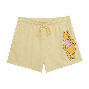 Disney Junior’s Buttercup Yellow Winnie The Pooh Shorts with Pink Shirt Graphic